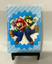 2022 Panini Super Mario Trading Card Collection Mario & Luigi Group Card #115 picture
