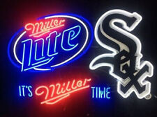 Chicago White Sox Lite Beer Neon Sign Beer Bar Sport Pub Wall Decor Gift 24x20 picture