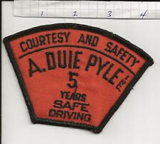 A Duie Pyle 5-year safe driving patch picture