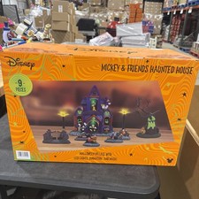 Disney Mickey & Friends Halloween Village Haunted House Music Animation 9 PC picture