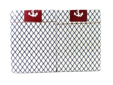 TWO NEW SEALED HOPC NAUTICAL DECKS BLUE ROPE DESIGN WITH RED ANCHOR STICKER 2013 picture