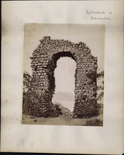 Germany, Rolandseck and Drachenfels print vintage print, albumi print picture