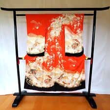Traditional Japanese KIMONO, Vintage, For girls, For viewing, Pure silk picture