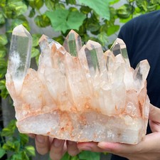5.1lb A+++Large Natural clear white Crystal Himalayan quartz cluster /mineralsls picture