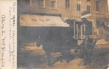 Lancaster Wisconsin Horse Wagon Dentist Wallpaper Store Real Photo PC AA92842 picture