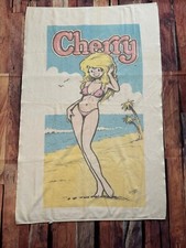 VTG CHERRY POPTART Beach Towel 1992 LARRY WELZ ULTRA RARE KITCHEN SINK Comics picture