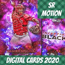 2020 Topps Colorful 20 Yadier Molina Inception Black Galaxy Base S/1 Digital Card picture