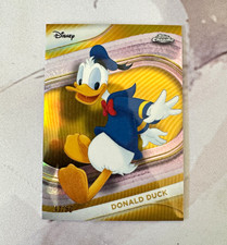 2025 Topps Chrome Disney - Donald Duck - True Gold Refractor /50 picture