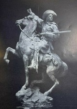 1910 Frederick McMonnies Pioneer Monument For Denver illustrated picture