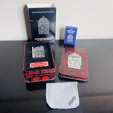 1997 Zippo 65th Anniversary Cigarette Lighter Sealed Unfired in Tin Vintage picture