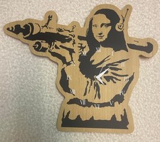 Banksy x Medicom x Karimoku x SYNC Brandalism Mona Launcher Wall Clock picture
