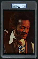 Chuck Berry signed autograph 5.5x7 Cut Singer Songwriter RC PSA Slabbed picture