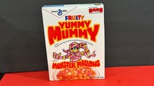 General Mills Fruity Yummy Mummy FULL Cereal Box fFrom -2013 picture