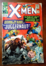 THE X-MEN #12 (1965) G00D+ (2.5) cond. KEY: 1st JUGGERNAUT, Origin PROFESSOR X picture