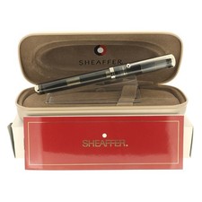 1998 SHEAFFER CONNAISSEUR SMOKE 14K FINE NIB FOUNTAIN PEN NEVER INKED picture