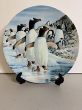 Penguin Parade Plate Jagodits W.S. George COA Limited Edition picture