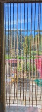 Vintage 1970s Original Burway Custom Bamboo Beaded Curtain – 32