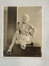 Jean Harlow RARE Signed Vintage Original 8x10 Inscribed Photograph  Full JSA LOA picture