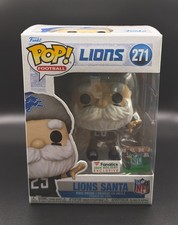 Funko Pop NFL Detroit Lions 2024 Santa Football Figure #271 picture