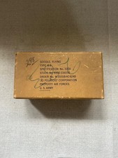 Vintage WWII U.S. Army Type B-8  Flying Goggles Box Polaroid Corp Lot 46A picture