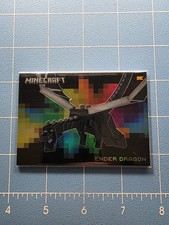 2025 Panini Minecraft SE - 10 Ender Dragon - Obsidian Color Blast - Prizm Insert picture