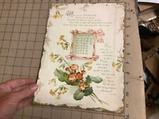 original 1899 Golden Words from Browning Raphael Tuck & sons Calendar: FEBUARY picture