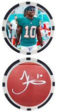 TYREEK HILL - MIAMI DOLPHINS - POKER CHIP -  ***SIGNED/AUTO*** picture