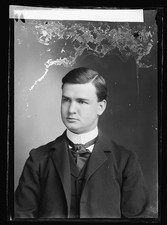 Photo:G.M. Hunter Portrait Young Man Studio Photograph picture
