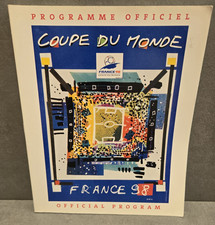 1998 World Cup France Official Program Souvenir Coupe Du Monde picture