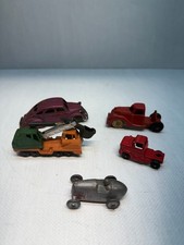 Vintage 1930s-1950s Tootsietoy/Hubley Diecast Car & Vehicle Lot Of 5 picture