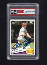 1985 Topps #6 Pete Rose signed & Autograph with CEI Authenticated picture