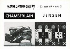 1960s Vintage John Chamberlain Alfred Jensen Art Martha Jackson Gallery Print Ad picture