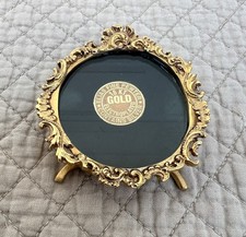 Vintage 1995 Elias 18KT Gold Plated Fine Pewter Frame, 2