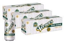 Vernors Classic Original Zero Sugar Ginger Ale Soda Soft Drink - 3 Cases (36 picture