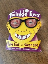 Vintage Franco 1950s Twinkle Eyes Novelty Joke Glasses New Old Stock picture