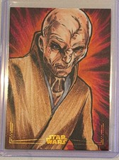 2026 Topps Chrome Star Wars Snoke GOLD FOIL - Likeness to Art of the Darkside picture