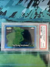 2025 Topps Chrome SpongeBob The Flying Dutchman Blue Refractor /150 PSA 10 POP 2 picture