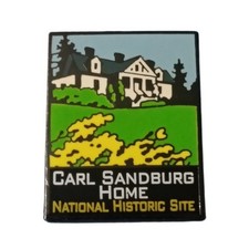 Carl Sandburg Home National Historic Site Scenic Travel Souvenir Pin picture