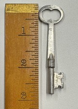 πΏ ποΈ Antique Skeleton Key,Stamped #6 w/β P&F C β both sides GENUINE Vintage picture