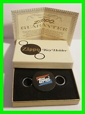 Vintage Zippo Key Holder ~ Ad For Topps Sports Trading With Box And Paperwork picture