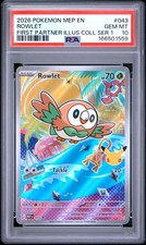 PSA 10 Rowlet First Partner Illustration Collection Series 1 043 Pokemon picture