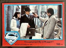 1978 Topps Superman The Movie | Threatened by a Mugger #162 picture