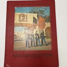 1971 San Diego California Marine Corps Recruit Depot Grad Book Platoon picture