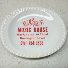 Vintage Apps Music House Ashtray Burlington Iowa OW Appleton Jamie Lessons Inez picture