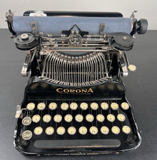 Antique Portable Corona 3 Folding Travel Compact Typewriter art writing book picture