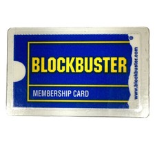 Vtg EXTREMELY RARE BLOCKBUSTER VIDEO LAMINATED MEMBERSHIP CARD 1998 GEORGIA picture