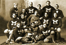 1895 University of Michigan Football Team Vintage Old Photo 8.5