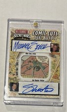 2023 UD Marvel Allegiance Secret Wars Dual Autos Mike Zeck, Jim Shooter #06/10 picture