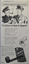 Edgeworth Ready-Rubbed Pipe Tobacco Army Barracks Balad Vintage Print Ad 1943 picture