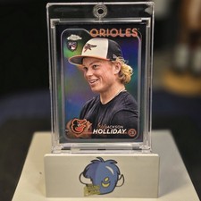 🔥⚾️ JACKSON HOLLIDAY (V) ⚾️🔥 2024 Topps Chrome Update- Image Variation #USC200 picture